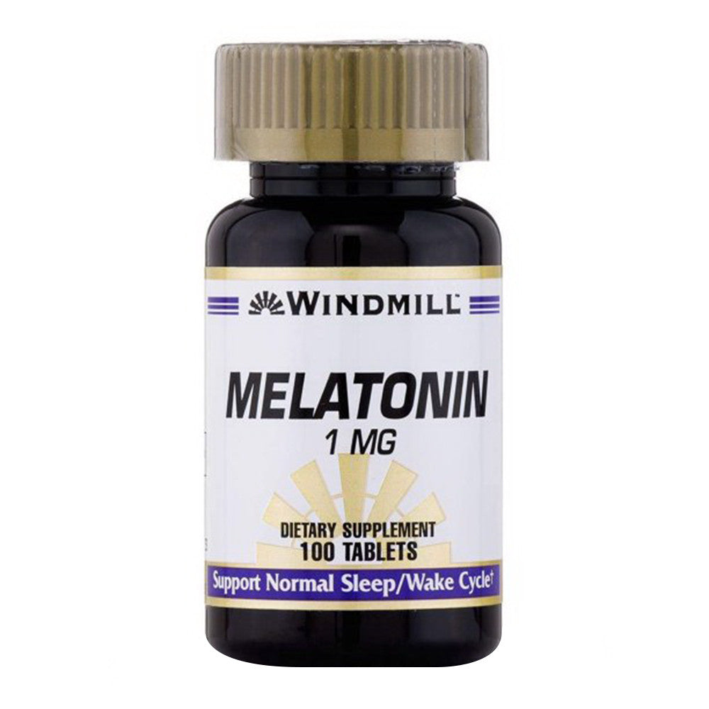 Windmill Melatonin 1Mg Tablets To Support Normal Sleep, 100 Ea